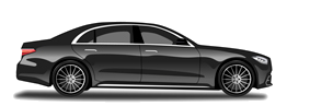 Mercedes-Benz S-Class chauffeur car in London